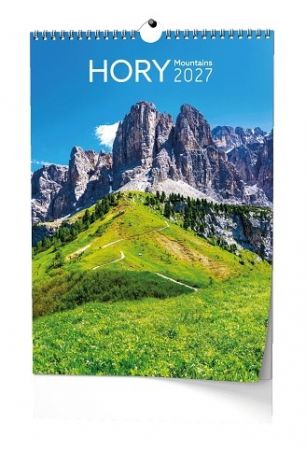 Kalendář nástěnný - Hory - A3 2027, 32cm x 45cm, BNG6-27