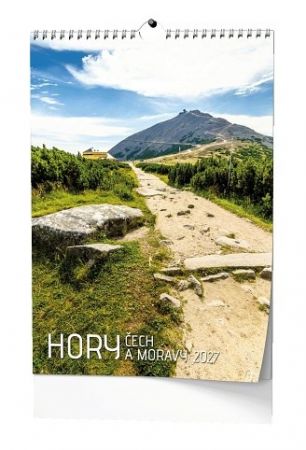 Kalendář nástěnný - Hory Čech a Moravy - A3 2027, 32cm x 45cm, BNG5-27