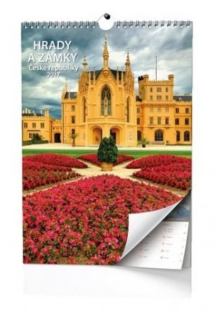 Kalendář nástěnný - Hrady a zámky České republiky 2027, 32cm x 45cm, BNS1-27