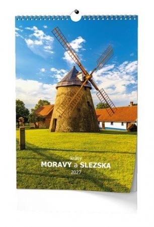 Kalendář nástěnný - Krásy Moravy a Slezska - A3 2027, 32cm x 45cm, BNF7-27