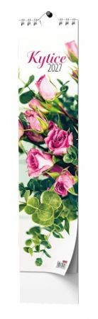 Kalendář nástěnný - Kravata -  Kytice 2027, 11cm x 46cm, BNB9-27