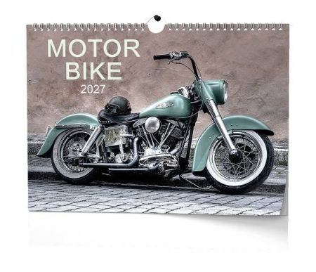 Kalendář nástěnný - Motorbike - A3 2027, 45cm x 32cm, BNE1-27