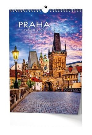 Kalendář nástěnný - Praha - A3  2027, 32cm x 45cm, BNK1-27