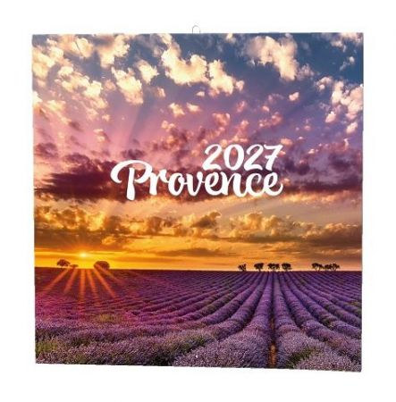 Kalendář nástěnný - Provence                                2027, 28,5cm x 28,5cm, BNL5-27