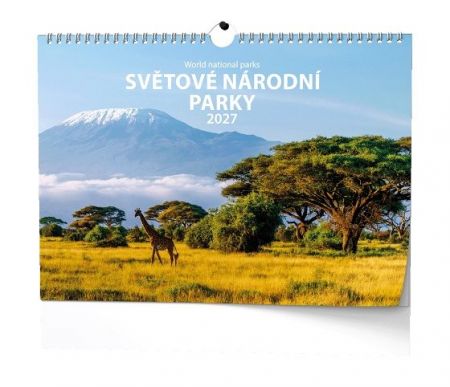 Kalendář nástěnný - Světové národní parky 2027, 45cm x 32cm, BNK21-27