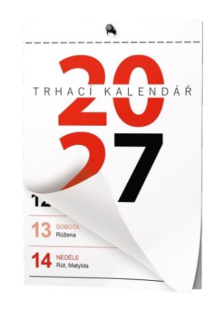 Kalendář nástěnný - Trhací kalendář - A6 2027, 10cm x 14,7cm, BNA0-27
