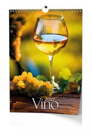 Kalendář nástěnný - Víno - A3    2027, 32cm x 45cm, BNF1-27