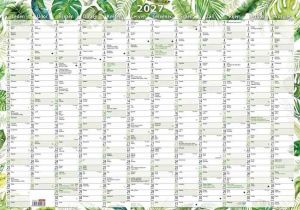Kalendář nástěnný roční (600x420 mm) - Listy 2027, 60cm x 42cm, BKA10-27