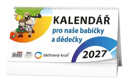 Kalendář stolní - Kalendář pro naše babičky a dědečky 2027, 30cm x 15cm, BSE4-27