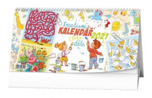 Kalendář stolní - Kreativní kalendář pro děti 2027, 30cm x 15cm, BSE6-27