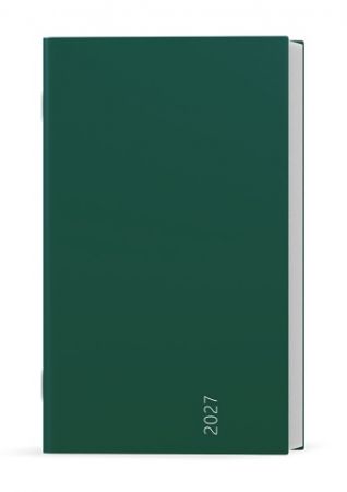 Diář týdenní - Alois - Color - Zelená 2027, 9cm x 15cm, BTA9-7-27