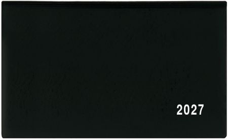 Diář týdenní - Cyril - PVC - černá 2027, 15cm x 9cm, BTC1-2-27