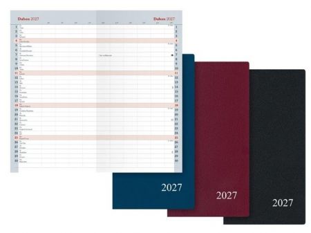 Diář měsíční 2027 M103/PVC, 9cm x 17cm x 0,3cm, 7781527
