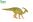 D - Figurka Parasaurolophus 19 cm