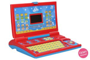 Laptop dětský 24x19,5 cm mluví česky - český obal