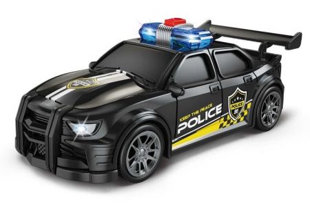Auto policejní s efekty 16 cm