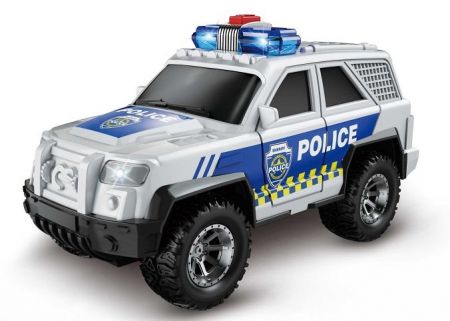 Auto policejní s efekty 15 cm
