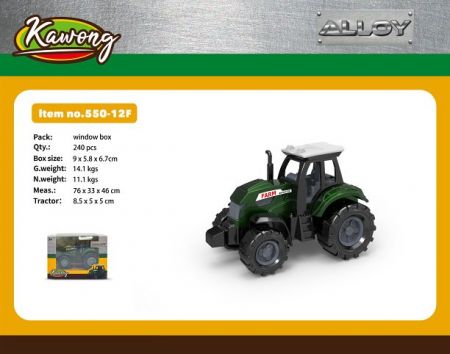 Traktor kov/plast 8,5 cm