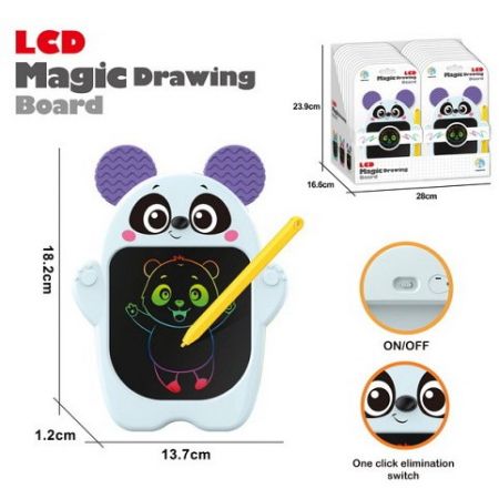 Kreslící LCD tabulka panda 18,2x13,7 cm