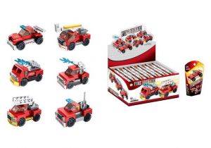 Stavebnice auto hasičské 6,3 cm