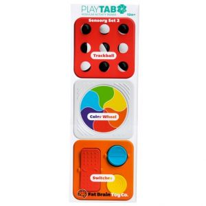 Fat Brain Sada senzorických hraček PlayTab Tile Set 2