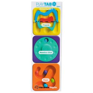 Fat Brain Sada senzorických hraček PlayTab Tile Set 1