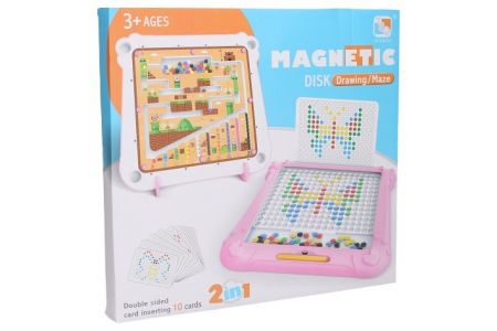 Magnetická tabulka s bludištěm modrá 34 cm