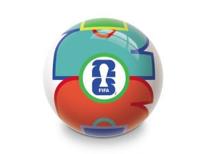 Míč FIFA fotbalový Mexiko 22cm nenafouknutý
