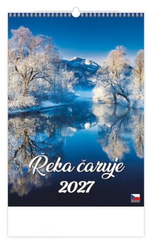 Kalendář nástěnný Řeka čaruje 2027, 31,5cm x 45cm, N114-27