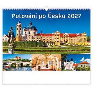 Kalendář nástěnný Putování po Česku 2027, 45cm x 31,5cm, N108-27