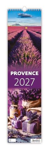 Kalendář nástěnný Provence 2027, 12cm x 48cm, N195-27
