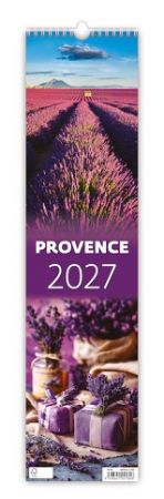 Kalendář nástěnný Provence 2027, 12cm x 48cm, N195-27
