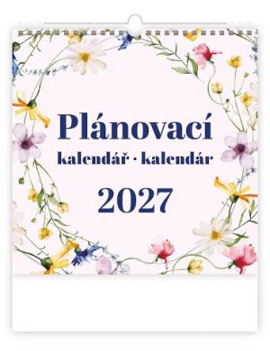 Kalendář nástěnný Plánovací kalendář 2027, 30cm x 30cm, N176-27