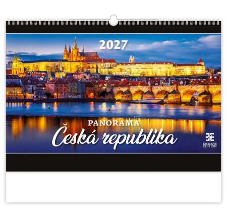 Kalendář nástěnný Panorama – Česká republika 2027, 48,5cm x 33,4cm, N262-27