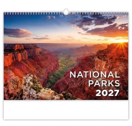 Kalendář nástěnný National Parks 2027, 45cm x 31,5cm, N132-27