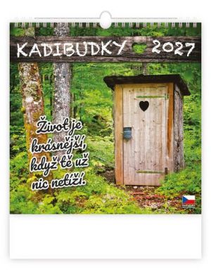 Kalendář nástěnný Kadibudky 2027, 30cm x 30cm, N175-27