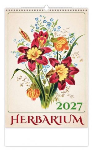 Kalendář nástěnný Herbarium 2027, 31,5cm x 45cm, N144-27