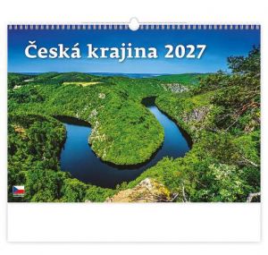 Kalendář nástěnný Česká krajina 2027, 45cm x 31,5cm, N109-27