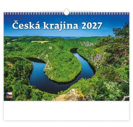 Kalendář nástěnný Česká krajina 2027, 45cm x 31,5cm, N109-27