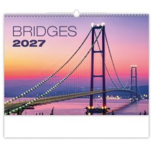 Kalendář nástěnný Bridges 2027, 45cm x 31,5cm, N129-27