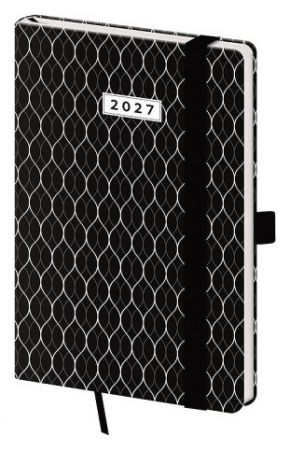 Diář týdenní kapesní Vario - Nexus s gumičkou 2027, 9cm x 14cm, DVR436-16-27