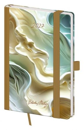 Diář týdenní kapesní Vario - Matragi Eterico s gumičkou 2027, 9cm x 14cm, DVR436-28-27