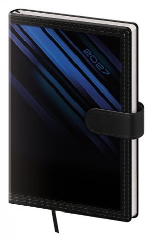 Diář týdenní kapesní Tone - modrá s magnetem NEW 2027, 9cm x 14cm, DTN436-01-27