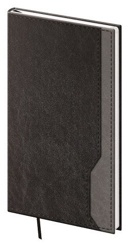 Diář týdenní kapesní Forte - černá NEW 2027, 8cm x 15cm, DFR426-01-27