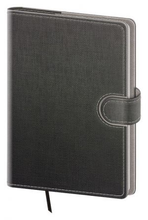 Diář týdenní kapesní Flip - šedo/šedá 2027, 9cm x 14cm, DFL436-7-27