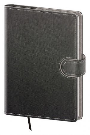 Diář týdenní kapesní Flip - šedo/šedá 2027, 9cm x 14cm, DFL436-7-27