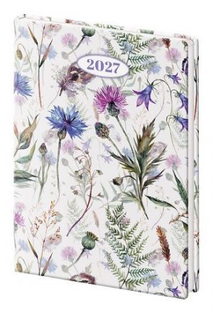 Diář týdenní kapesní A7 Vario - Lyra Meadow 2027, 7,1cm x 10,5cm, DVL427-14-27