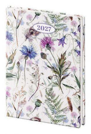 Diář týdenní kapesní A7 Vario - Lyra Meadow 2027, 7,1cm x 10,5cm, DVL427-14-27