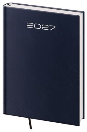 Diář týdenní B5 Old Karachi - modrá 2027, 17cm x 24cm, DK413-2-27