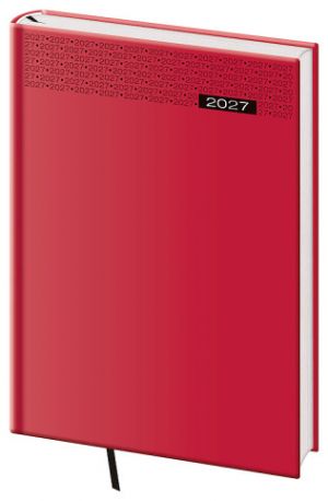 Diář týdenní B5 Gommato - červená 2027, 17cm x 24cm, DG413-8-27